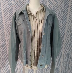 White stag vintage floral button down shirt